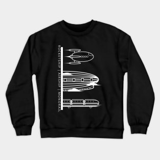 ROCKETSHIP | AIRSHIP | MONORAIL Crewneck Sweatshirt